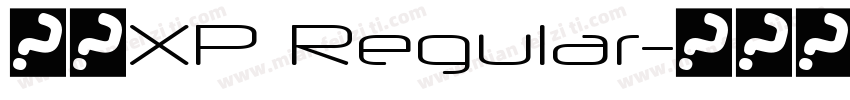黑体XP Regular字体转换